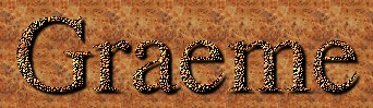 Example of Computer generated Lettering with Linux Gimp