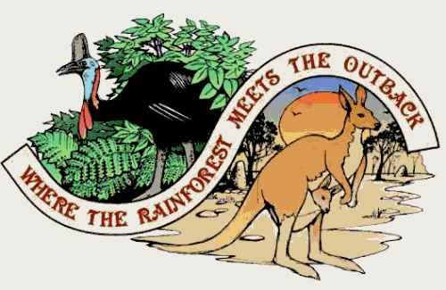 Rainforest meets Outback Logo